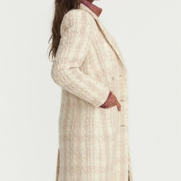 LoveShackFancy Asyrn Coat in Winter White - Picture 4 of 5
